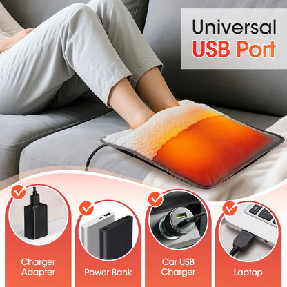 USB Electric Foot Warmer Mat – Office & Home Heater